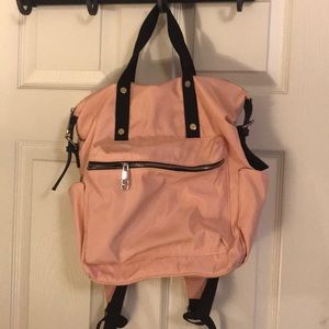 Madden girl used Pink nylon tote back pack